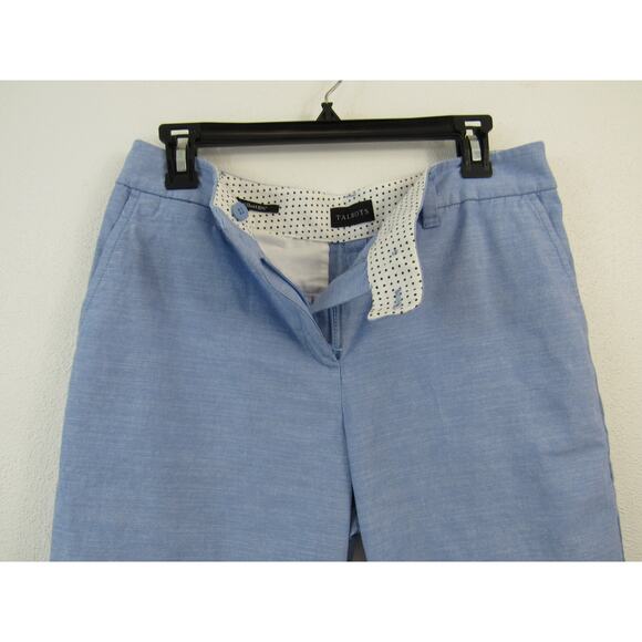 Talbots Size 6 Perfect Shorts 10.5" Light Blue Mid Rise Knee Length Bermudas - Picture 7 of 7